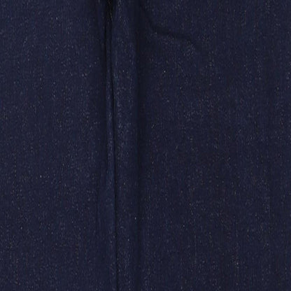 NEXT Womens Blue Cotton Skinny Jeans Size 28 in L29 in Regular Zip