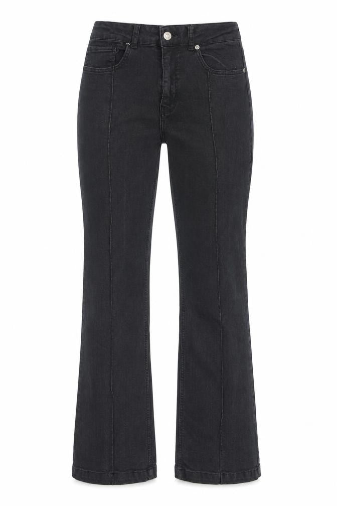 Womens UK Size 28 in Topshop Regular Fit Bootcut Black Jeans