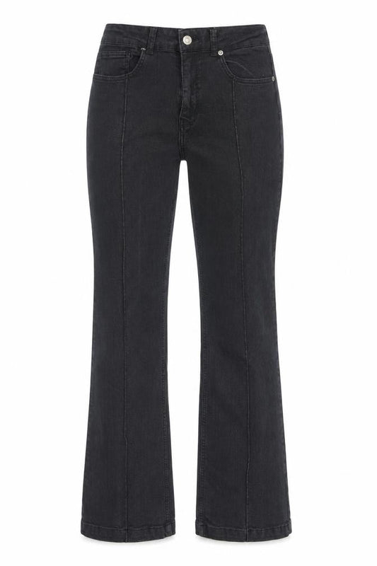 Womens UK Size 28 in Topshop Regular Fit Bootcut Black Jeans