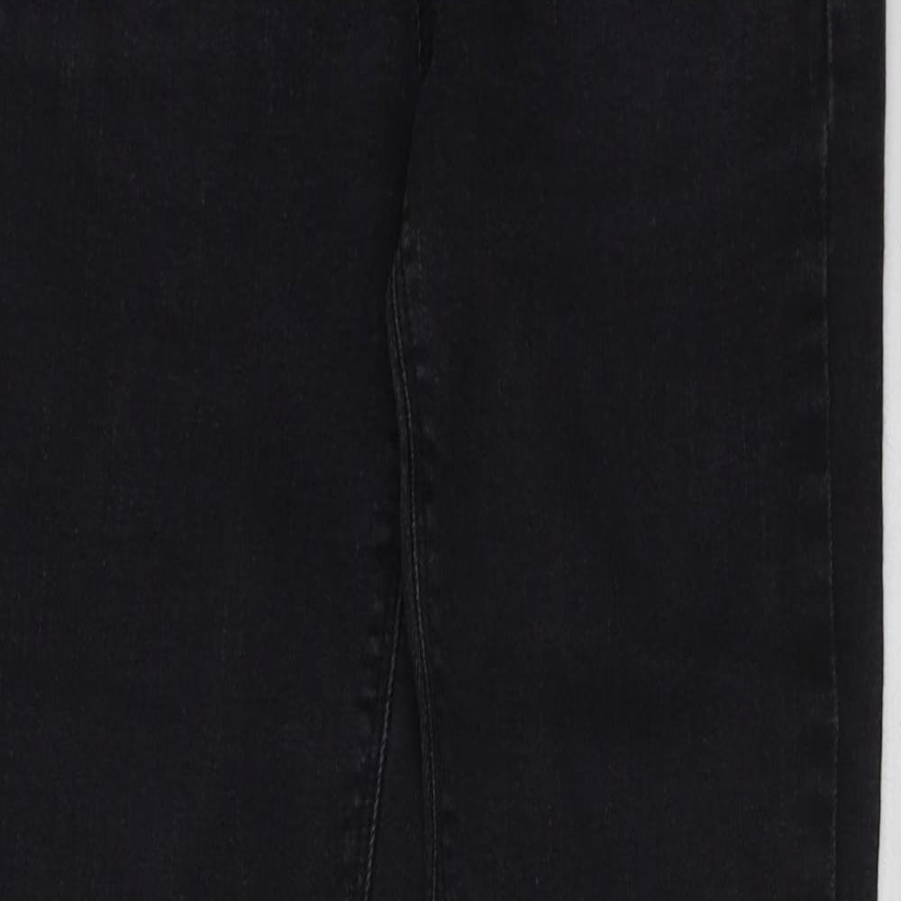 Kellanblue Womens Black Cotton Skinny Jeans Size 27 in L29 in Regular Button
