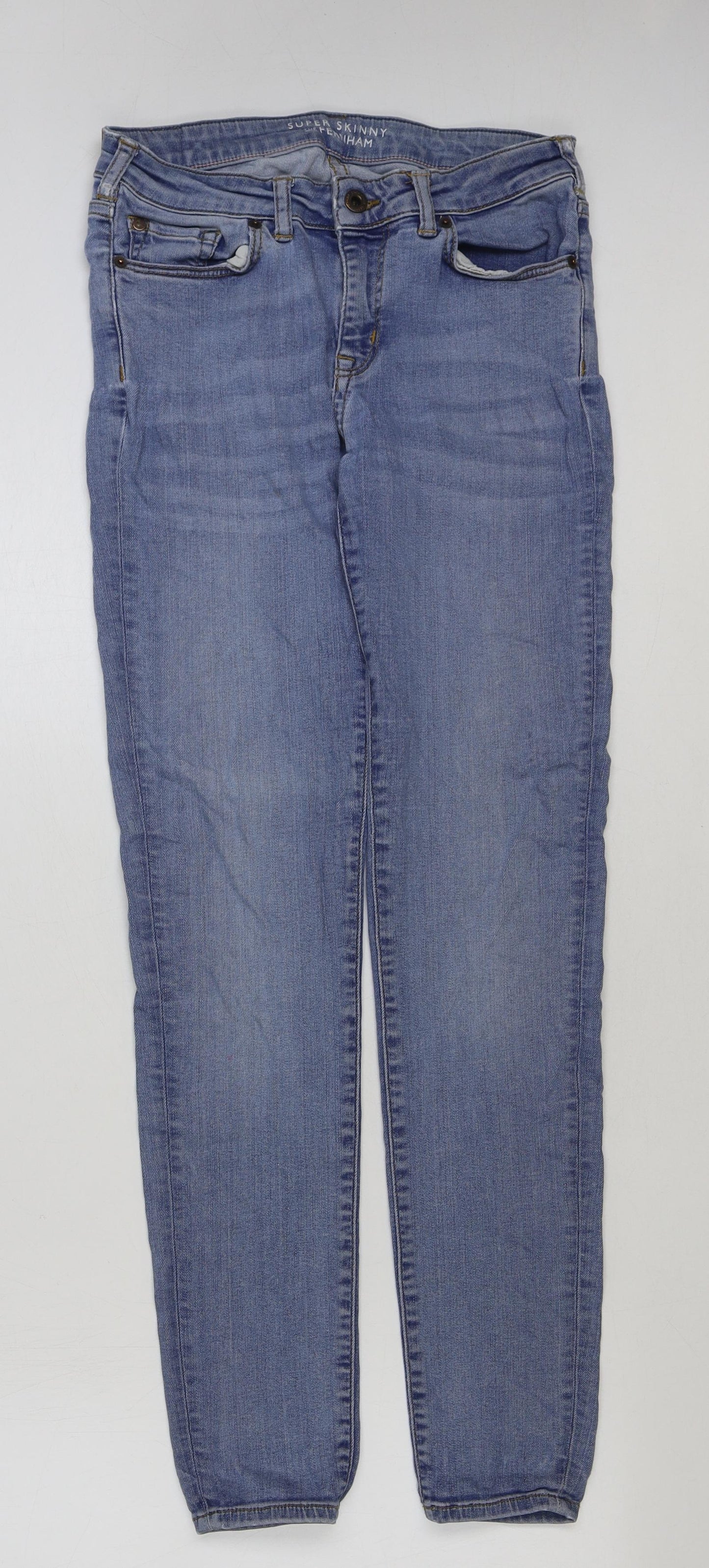 Womens UK Size 28 in Jack Wills Regular Fit Skinny Blue Jeans