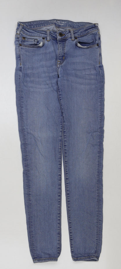 Womens UK Size 28 in Jack Wills Regular Fit Skinny Blue Jeans