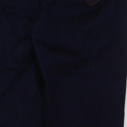 Christian Berg Womens Blue Cotton Skinny Jeans Size 14 L27 in Regular Button