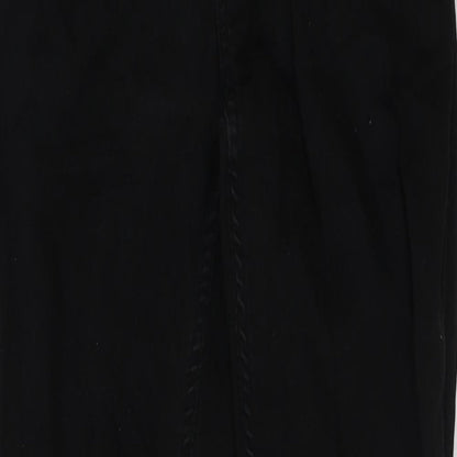 Denim & Co. Mens Black Cotton Skinny Jeans Size 28 in L32 in Regular Button