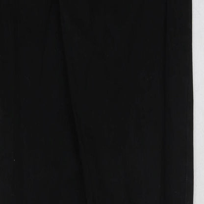 Denim & Co. Mens Black Cotton Skinny Jeans Size 28 in L32 in Regular Button