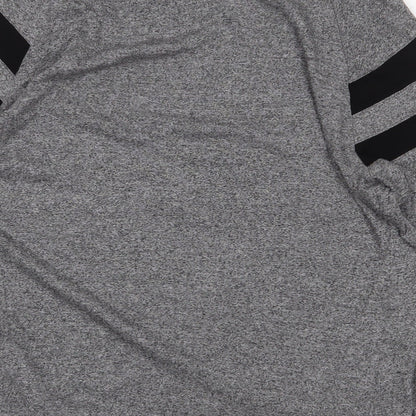 Womens UK Size M H&M Grey Basic T-Shirt