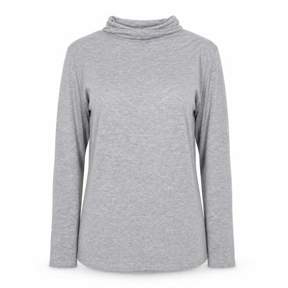 Womens UK Size S Preworn Grey Basic T-Shirt