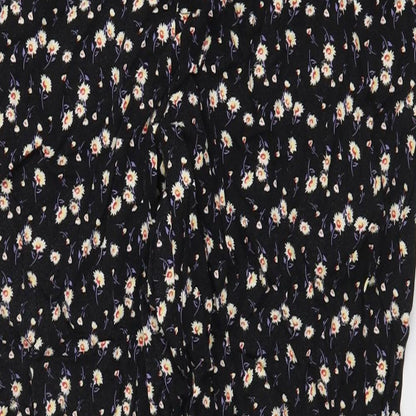 Old Khaki Womens Beige Floral Viscose Trousers Size 36 in L25 in Regular