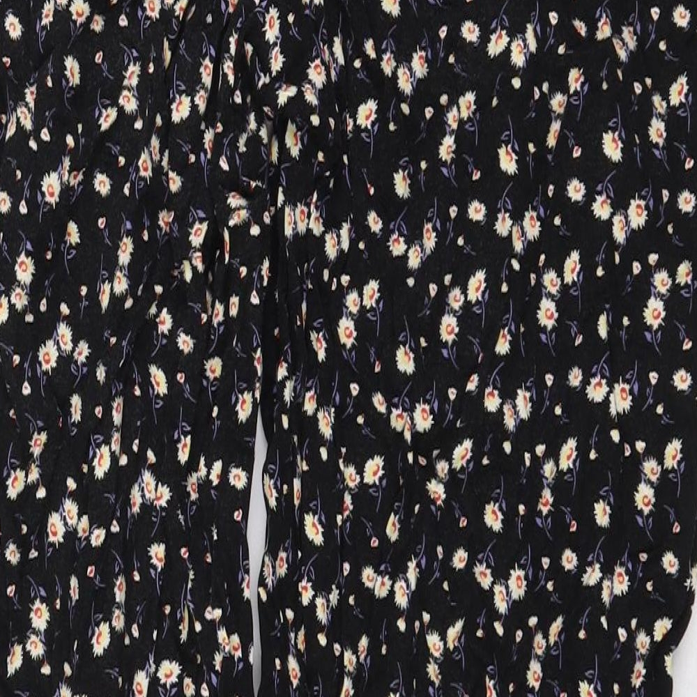 Old Khaki Womens Beige Floral Viscose Trousers Size 36 in L25 in Regular