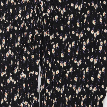 Old Khaki Womens Beige Floral Viscose Trousers Size 36 in L25 in Regular