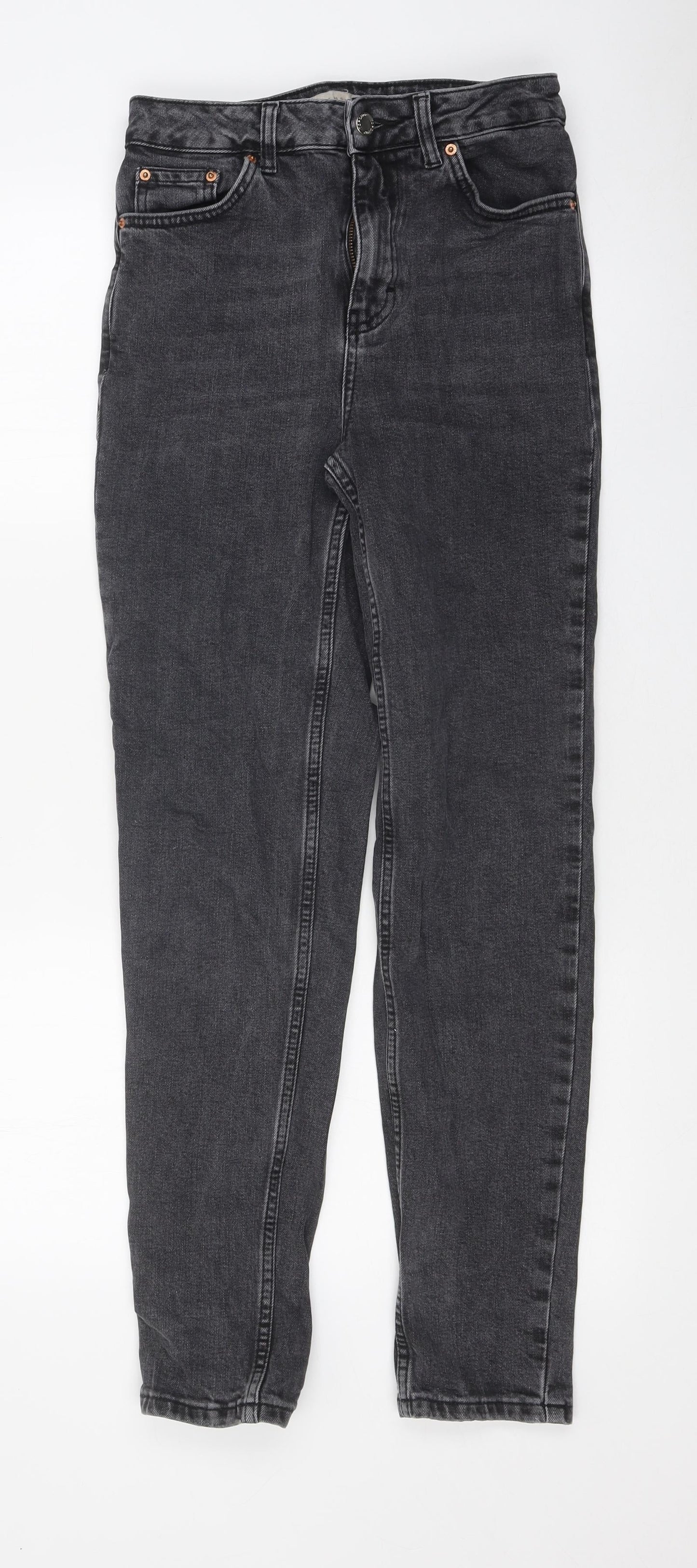 Mens UK Size 26 in Topshop Regular Fit Skinny Black Jeans