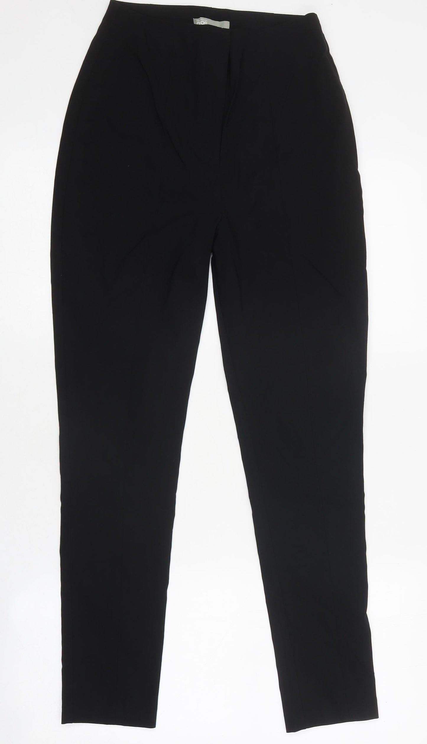 Womens UK Size 8 ASOS Regular Fit  Black Trousers