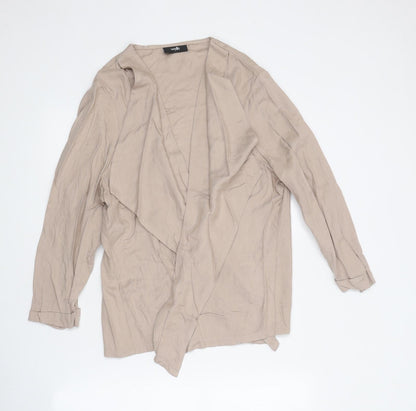 Womens UK Size L Wallis Beige Cardigan Jumper