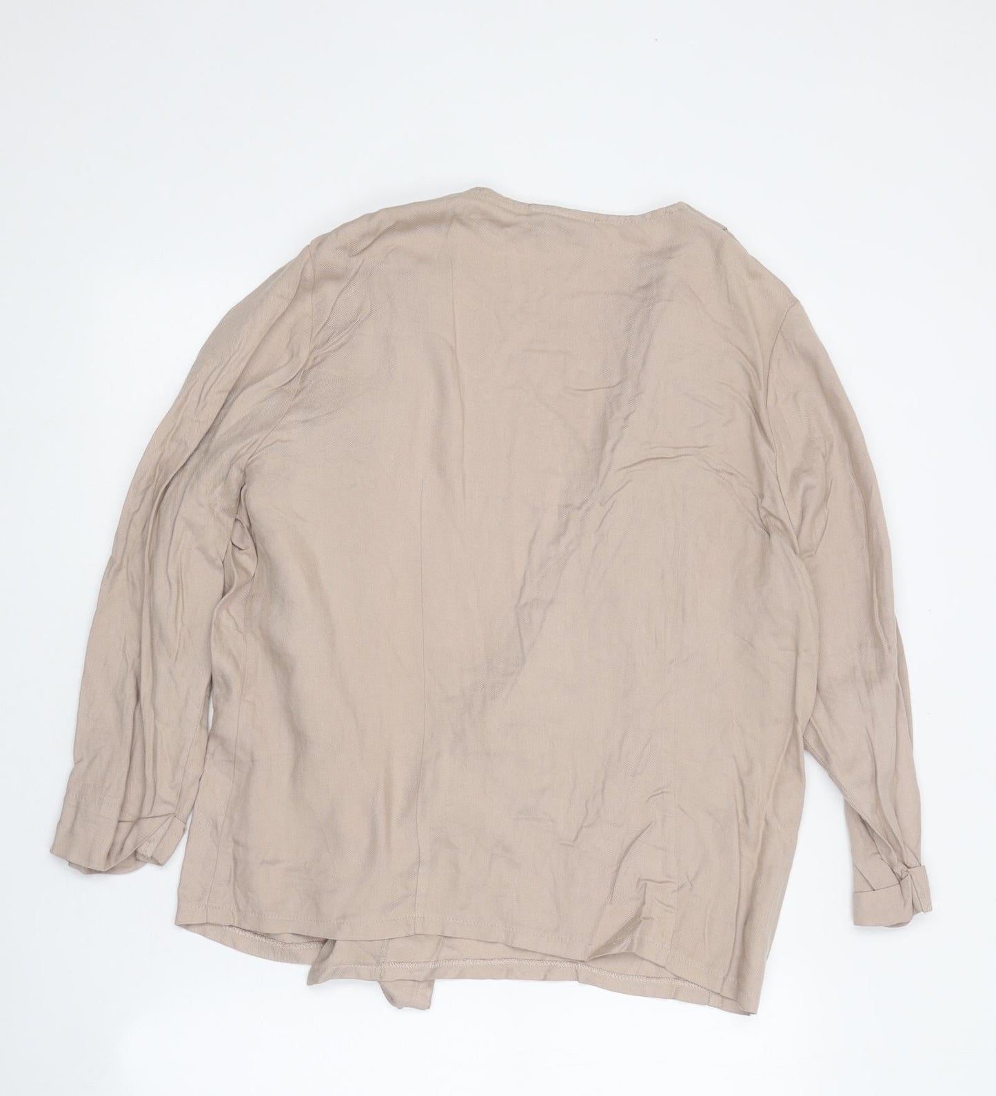 Womens UK Size L Wallis Beige Cardigan Jumper
