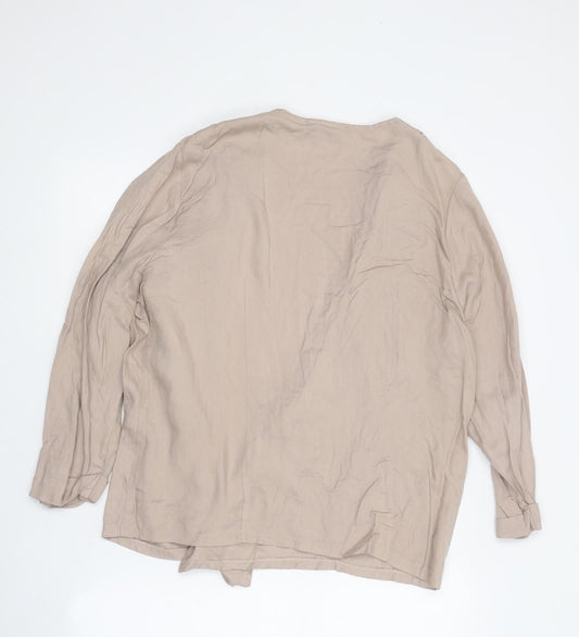 Womens UK Size L Wallis Beige Cardigan Jumper