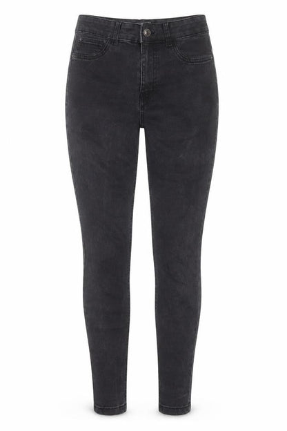 Womens UK Size 10 Denim & Co. Regular Fit Skinny Black Jeans