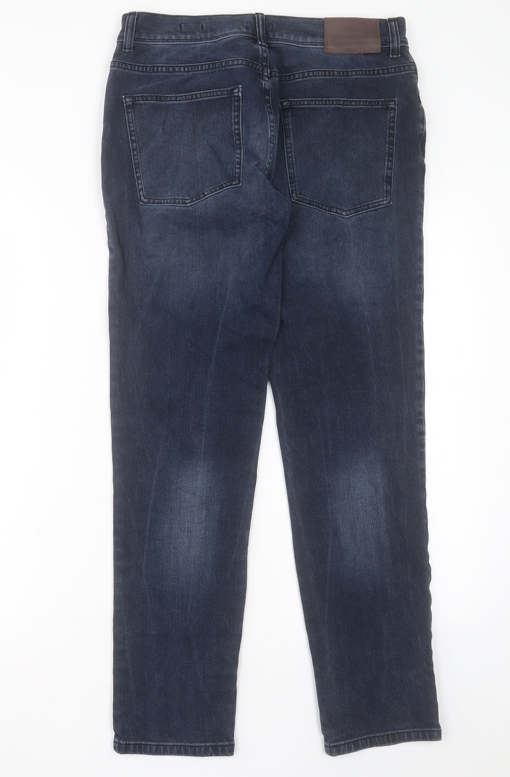TU Womens Blue Cotton Skinny Jeans Size 32 in L32 in Regular Button