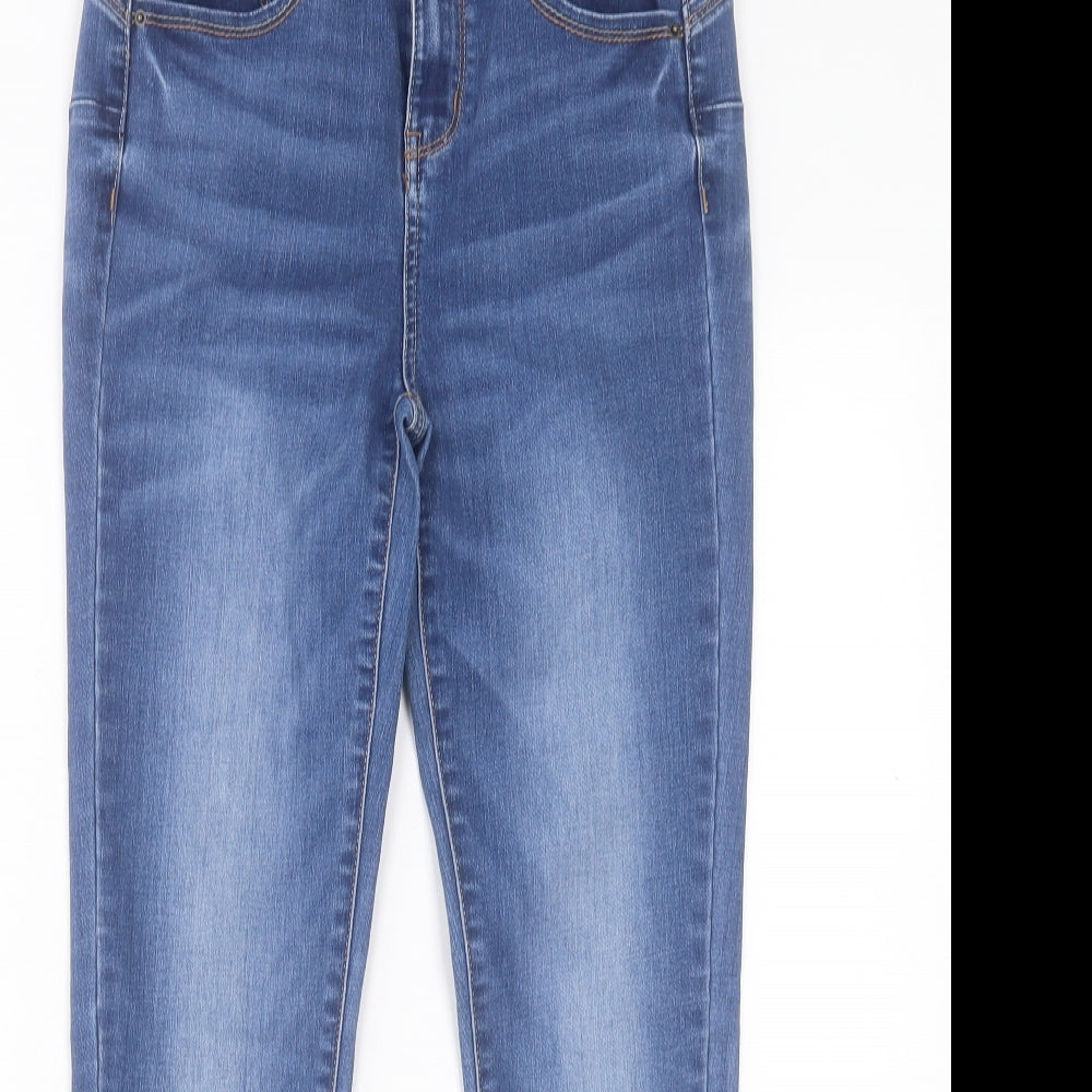 Womens UK Size M WAX JEAN Regular Fit Skinny Blue Jeans