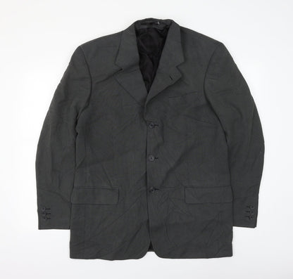 Mens UK Size 40 Burton Regular Grey Suit Jacket