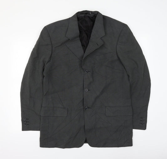 Mens UK Size 40 Burton Regular Grey Suit Jacket