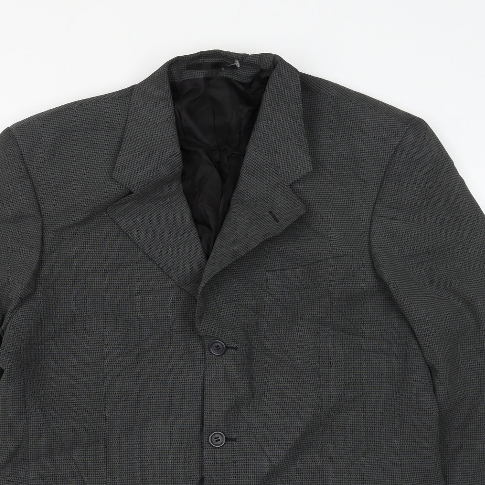 Mens UK Size 40 Burton Regular Grey Suit Jacket