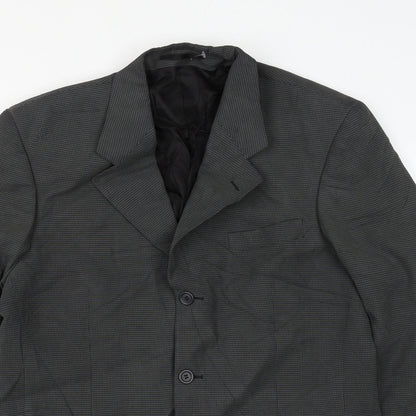 Mens UK Size 40 Burton Regular Grey Suit Jacket