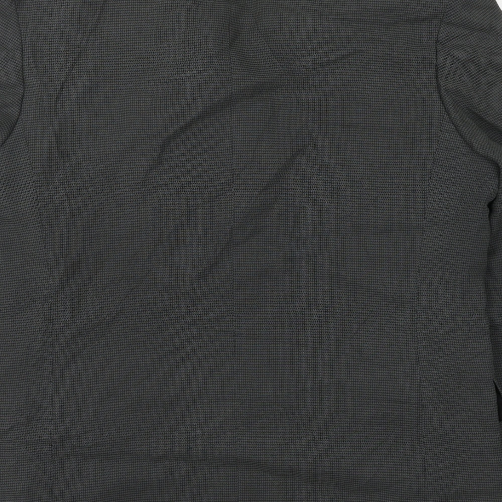 Mens UK Size 40 Burton Regular Grey Suit Jacket