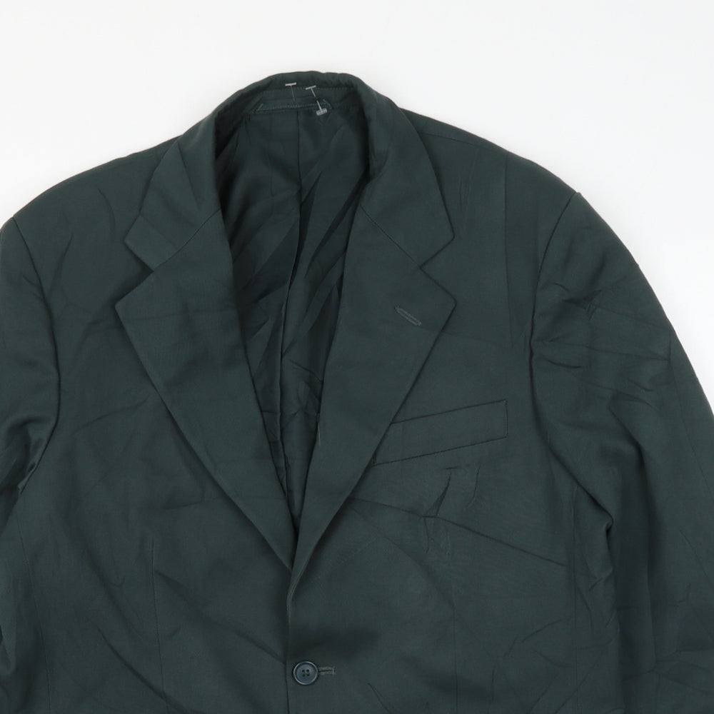 Mens UK Size 40 Modern Classics Regular Green Suit Jacket