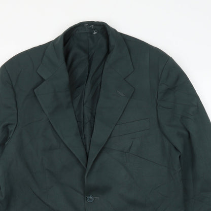 Mens UK Size 40 Modern Classics Regular Green Suit Jacket