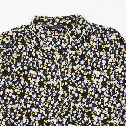 Womens UK Size 8 Marks and Spencer Multicoloured Basic Blouse