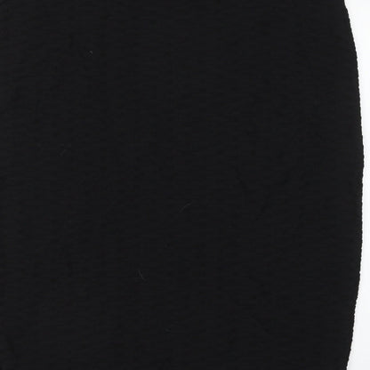 PREW Womens Black Polyester Straight & Pencil Skirt Size 38 in