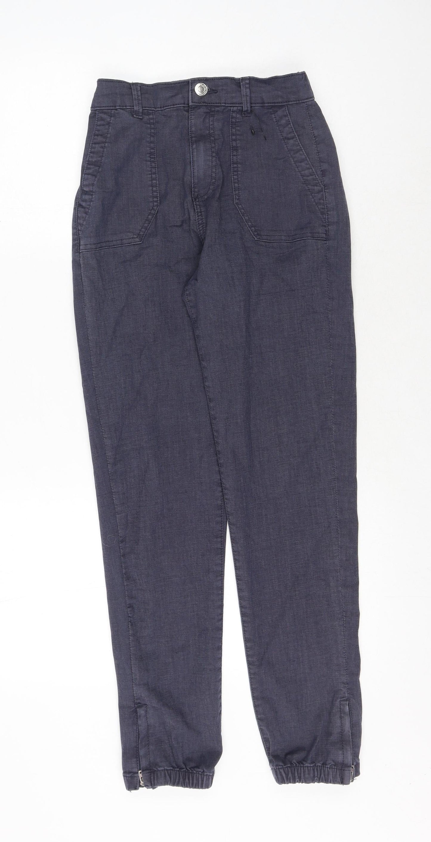Womens UK Size 6 Marks and Spencer Regular Fit Tapered Blue Jeans