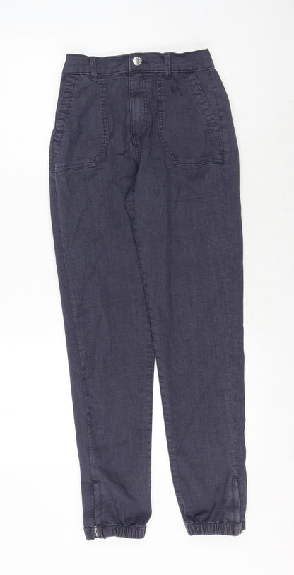 Womens UK Size 6 Marks and Spencer Regular Fit Tapered Blue Jeans