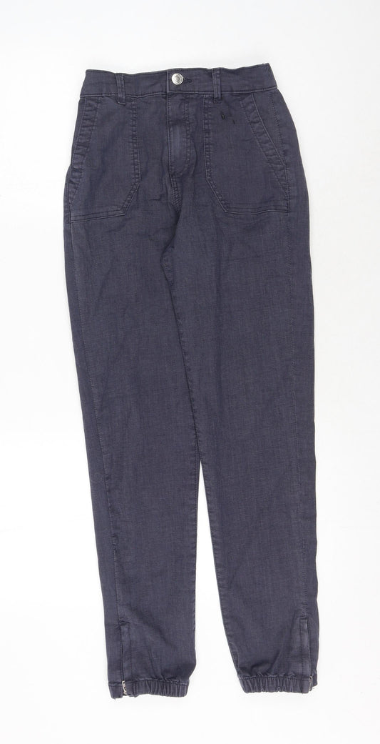 Womens UK Size 6 Marks and Spencer Regular Fit Tapered Blue Jeans