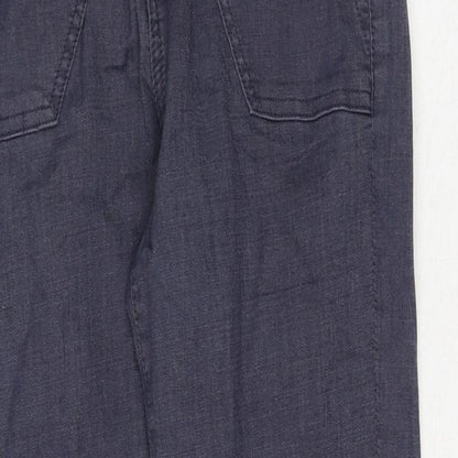 Womens UK Size 6 Marks and Spencer Regular Fit Tapered Blue Jeans