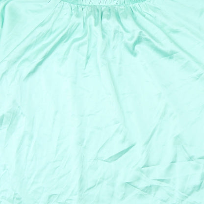 Womens UK Size 8 Marks and Spencer Green Basic Blouse