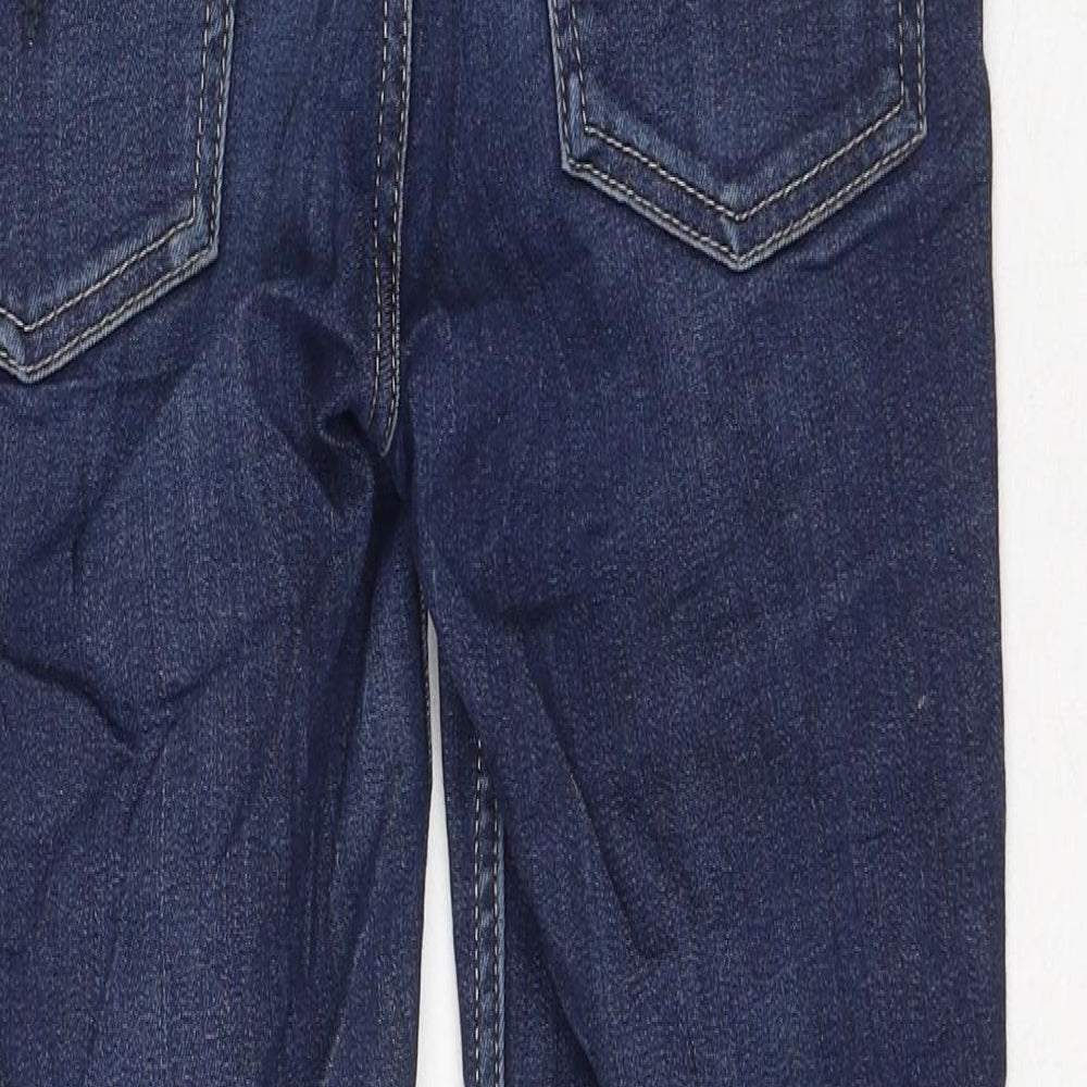 Oasis Womens Blue Cotton Skinny Jeans Size 8 L25 in Regular Zip
