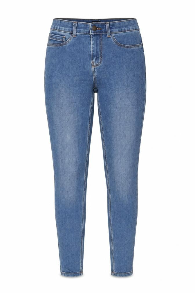 Womens UK Size S Pieces Regular Fit Skinny Blue Jeans