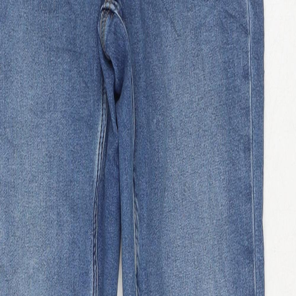 Womens UK Size S Pieces Regular Fit Skinny Blue Jeans