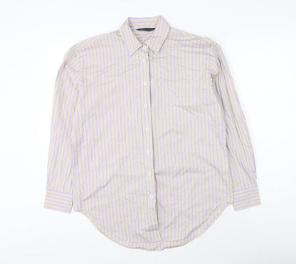 Womens UK Size 6 Marks and Spencer Grey Basic Button-Up