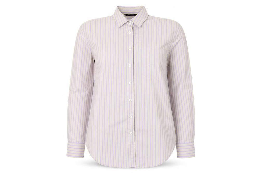 Womens UK Size 6 Marks and Spencer Grey Basic Button-Up