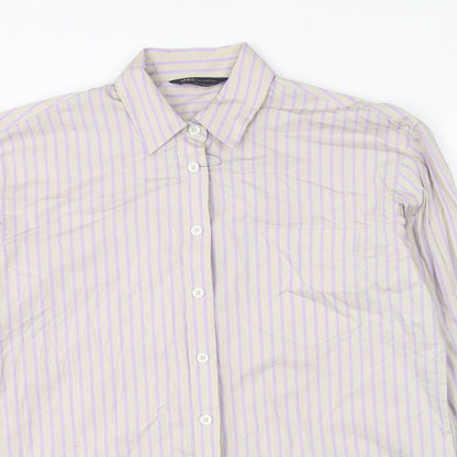 Womens UK Size 6 Marks and Spencer Grey Basic Button-Up