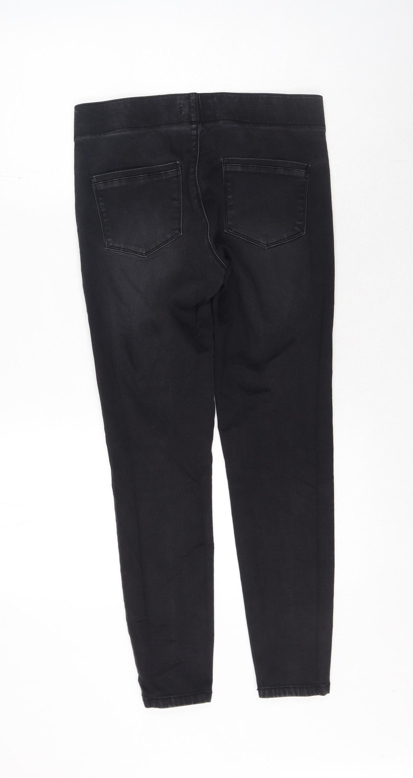 Womens UK Size 8 Papaya Regular Fit Jegging Black Jeans