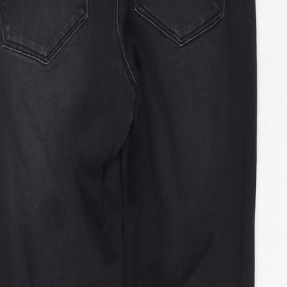 Womens UK Size 8 Papaya Regular Fit Jegging Black Jeans