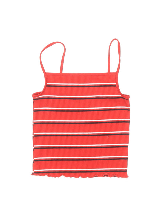 Womens UK Size 8 New Look Red Camisole Tank