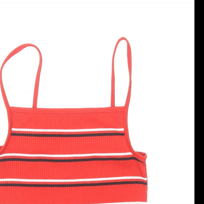 Womens UK Size 8 New Look Red Camisole Tank