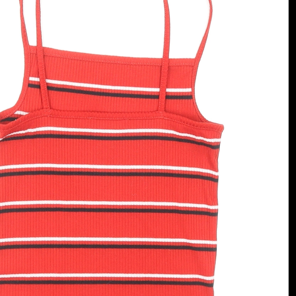 Womens UK Size 8 New Look Red Camisole Tank