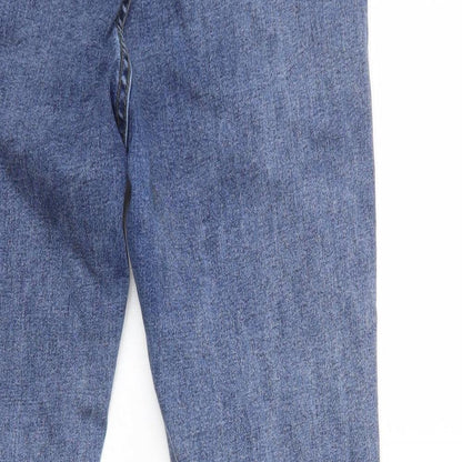 SheIn Womens Blue Cotton Skinny Jeans Size L L26 in Regular Zip
