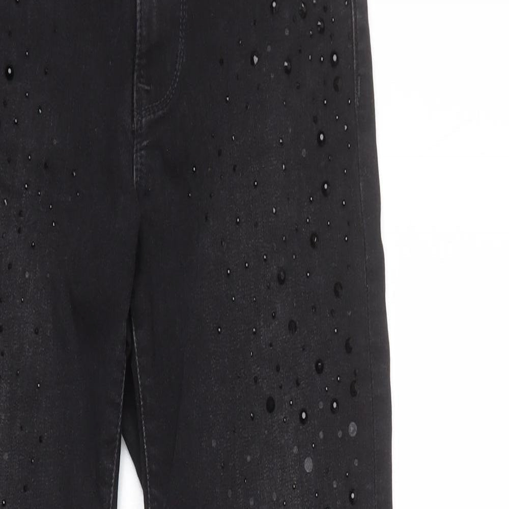 Womens UK Size 8 Marks and Spencer Regular Fit Skinny Black Jeans