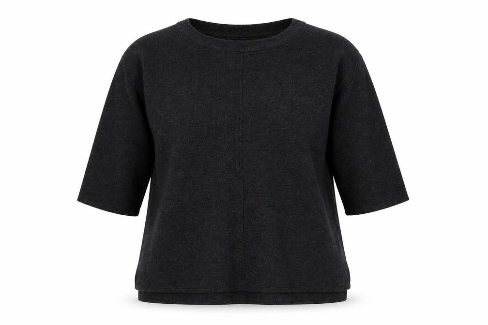 Womens UK Size M Monsoon Grey Henley Jumper